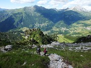 92 Passaggio alla 'Cresta del Gallo' ...